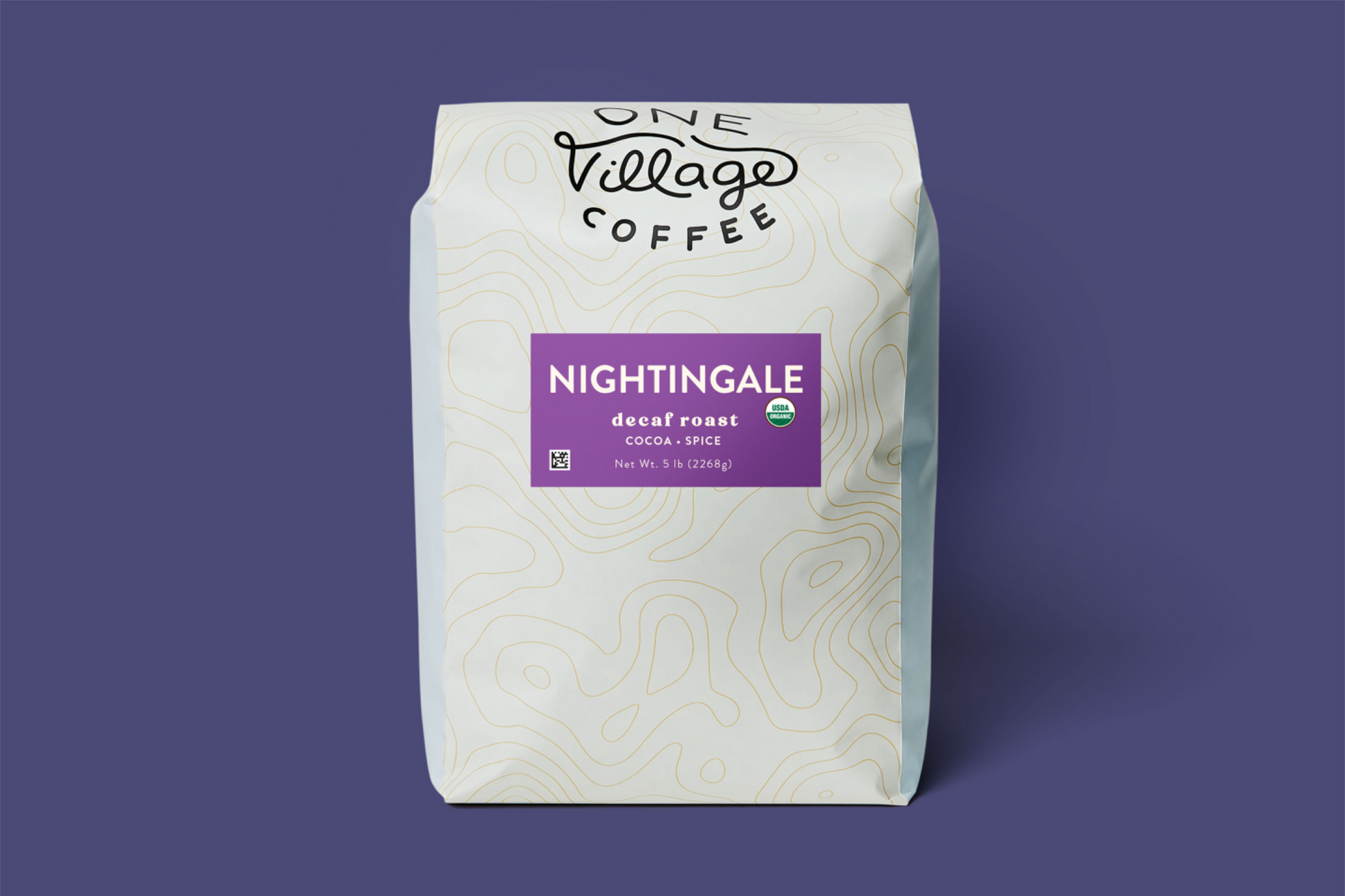 Image of 5lb Nightingale coffee bag.
