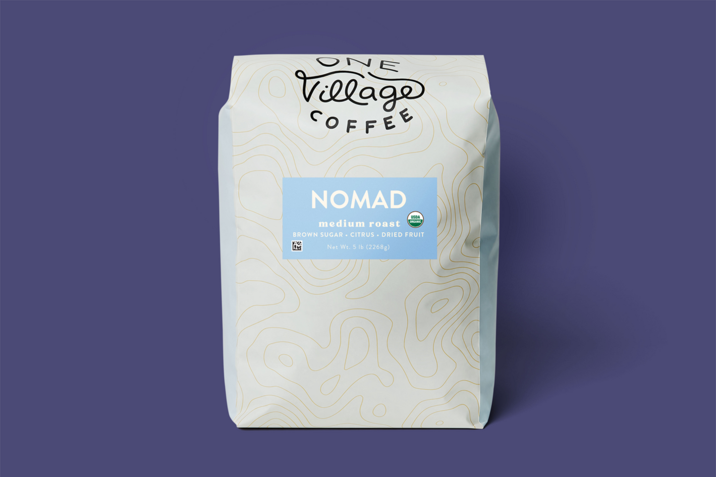 Image of 5lb Nomad coffee bag.
