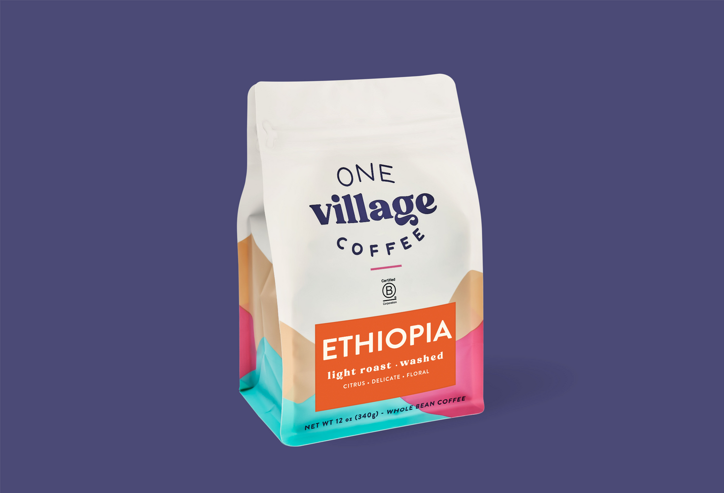 Image of Ethiopia Washed coffee bag.